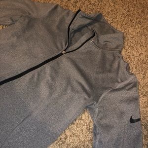 Nike Gray Half-Zip